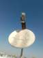 Dish satellite installation