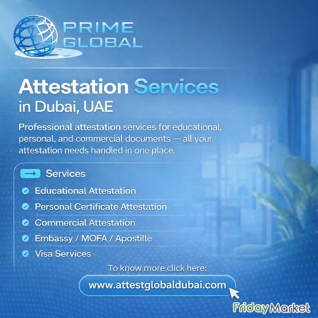 Certificate Attestation Requirements In Dubai دبي الإمارات