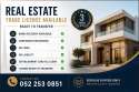 2 YEARS OLD ACTIVE REAL ESTATE TRADE LICENSE AVAILABLE FOR SALE - DXB